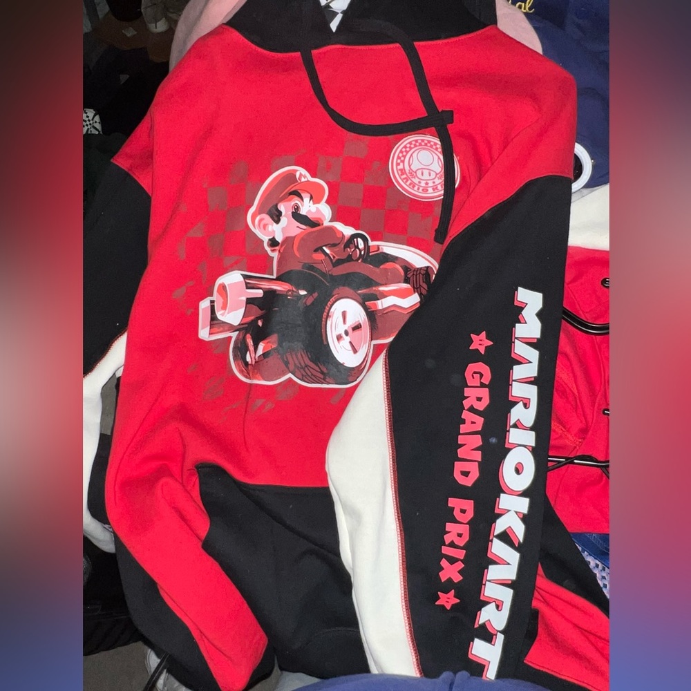 Mario kart lightweight hoodie